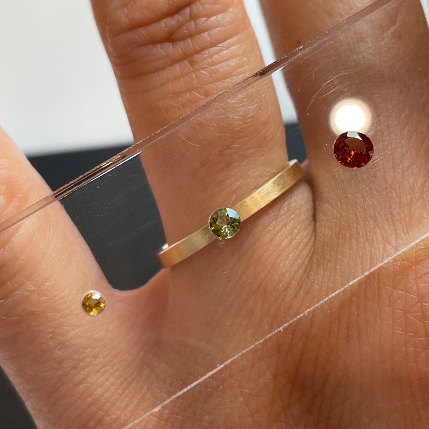 Gemstone and Pearl Display