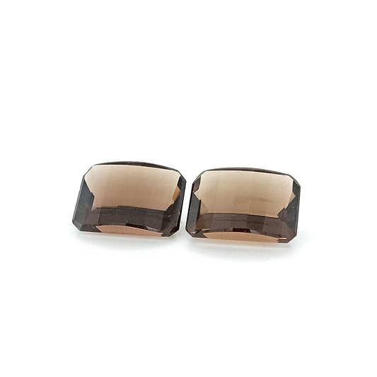 Rauchquarz RECT FAC 14.14x10x6 mm 12.42 ct
