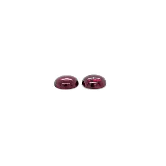 Granat Rhodolith OV CAB 10x8x4 mm 7.22 ct