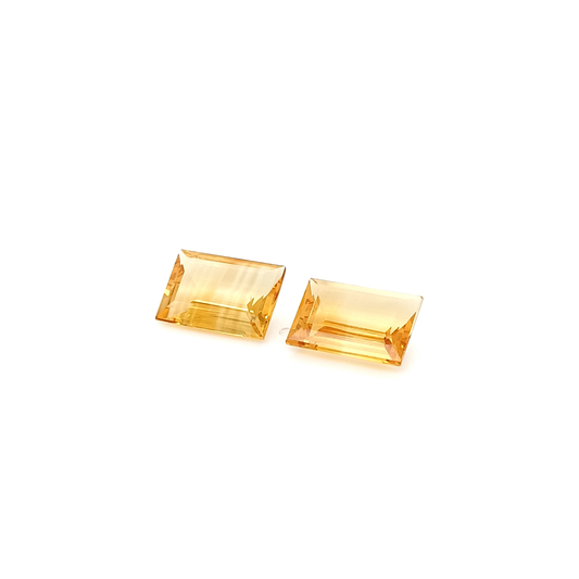 Citrin RECT FAC 13.5x9.5x5.7 mm 11.87 ct