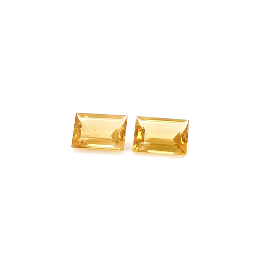 Citrin RECT FAC 13.5x9.5x5.7 mm 11.98 ct