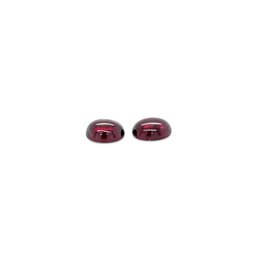 Granat Rhodolith OV CAB 10x8x4.5 mm 7.85 ct