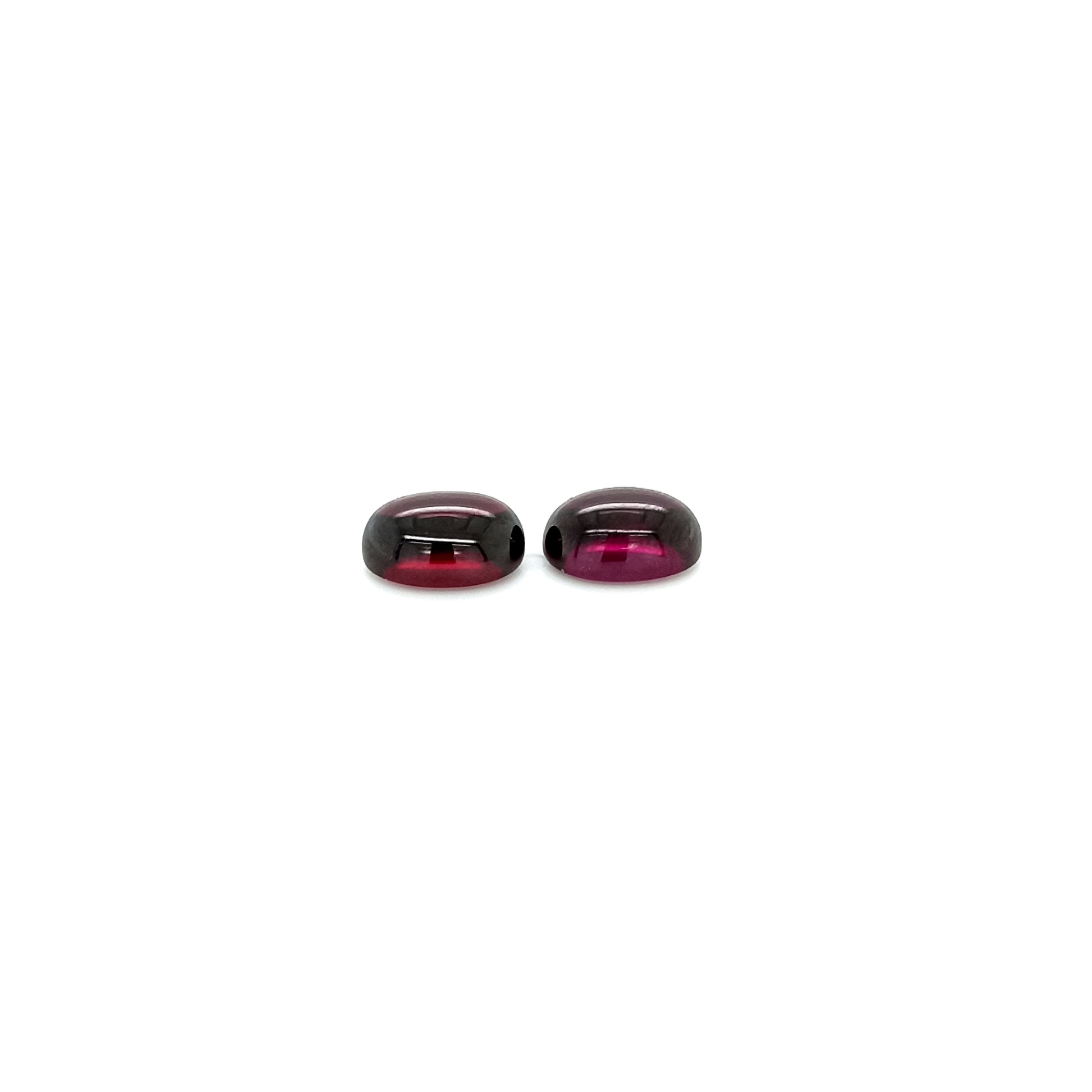 Granat Rhodolith OV CAB 10x7x4.5 mm 8.02 ct