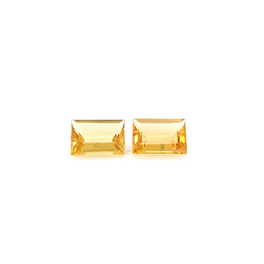 Citrin RECT FAC 13.5x9.5x5.8 mm 12.44 ct