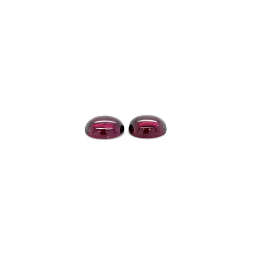 Granat Rhodolith OV CAB 10x8x4 mm 8.19 ct