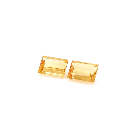 Citrin RECT FAC 13.5x9.5x6 mm 13.76 ct