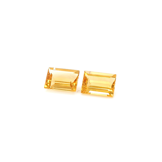 Citrin RECT FAC 12.5x9.5x6.4 mm 13.97 ct