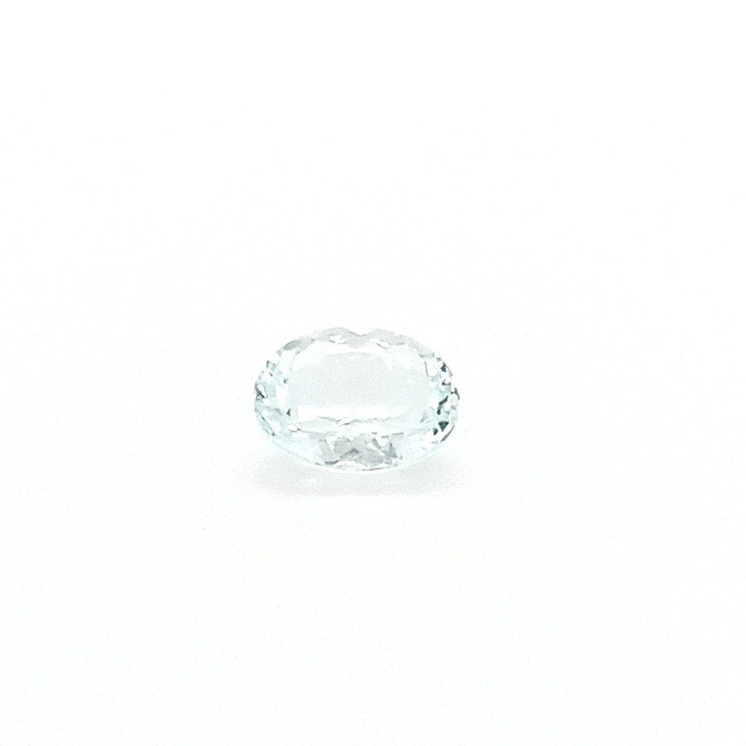 Aquamarin OV FAC 9.75x8.12x5.33 mm 2.45 ct