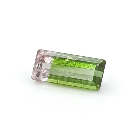 Turmalin Bicolor RECT FAC 14x6 mm 4.26 ct