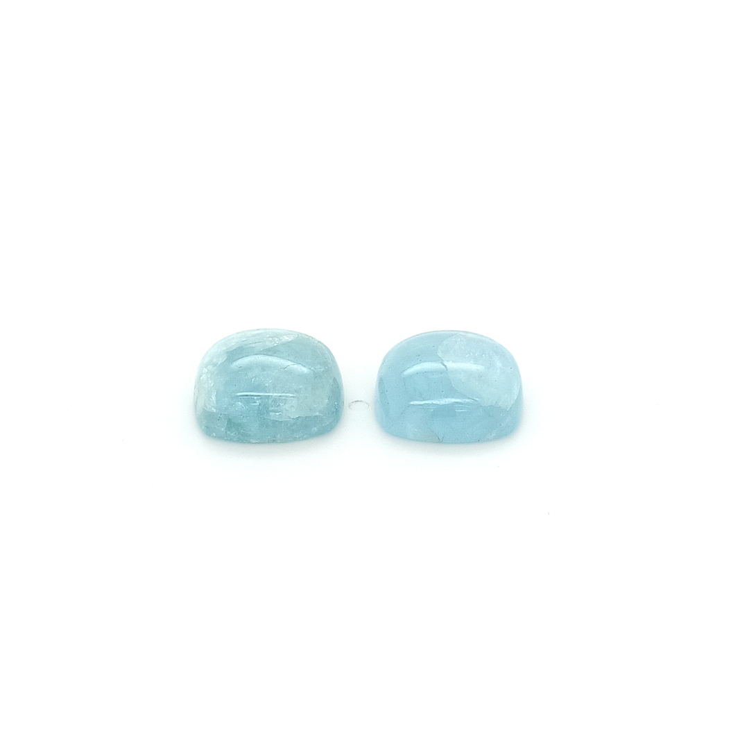 Aquamarin SQ CAB 14x14 mm 22.21 ct