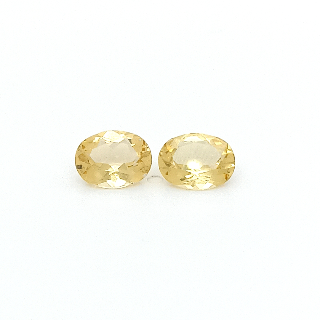 Goldberyll OV FAC 9x7 mm 2.87 ct