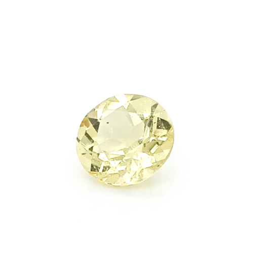 Goldberyll RD FAC 10.11x10.11x6.08 mm 3.12 ct