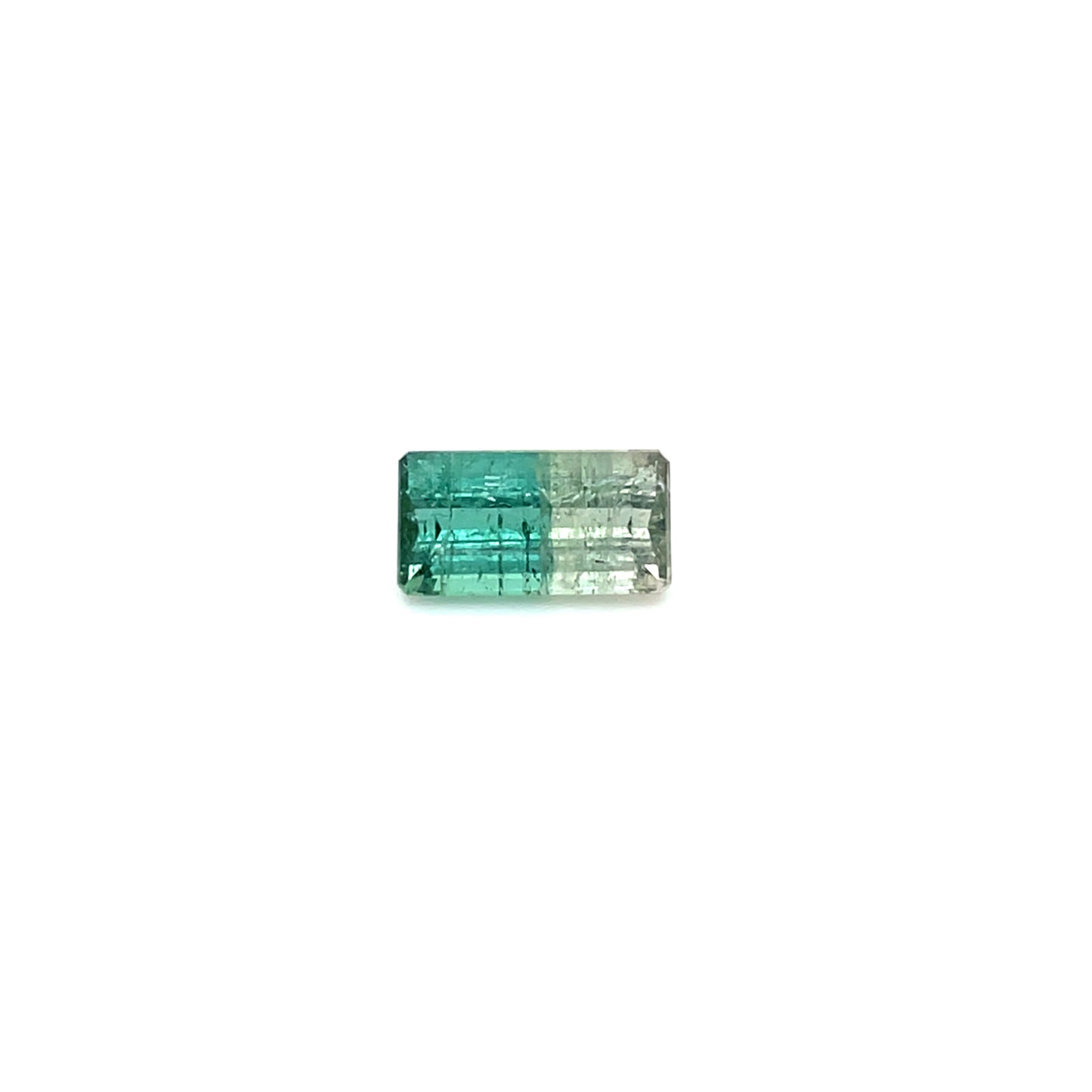 Turmalin Bicolor OCT FAC 9.5x5.1x3.96 mm 1.71 ct