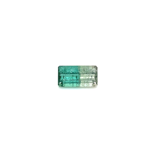 Turmalin Bicolor OCT FAC 9.5x5.1x3.96 mm 1.71 ct