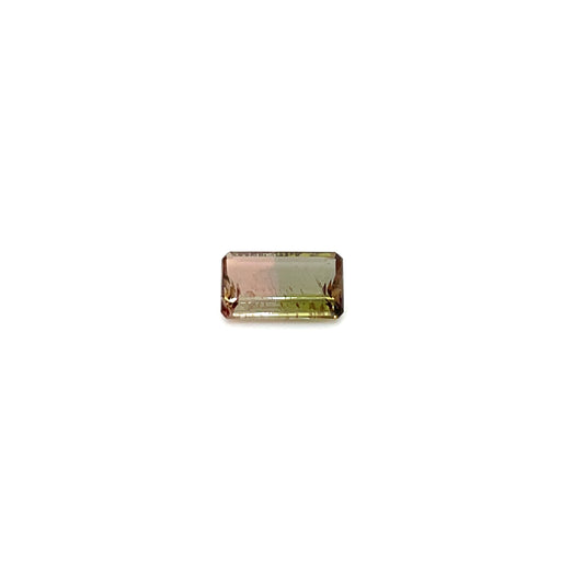 Turmalin Bicolor OCT FAC 8x4.8x2.4 mm 0.89 ct