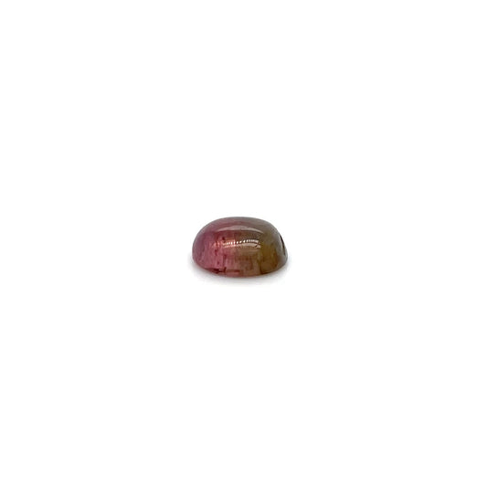 Turmalin Bicolor OV CAB 10.6x8.5x4.9 mm 3.8 ct