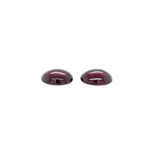 Granat Rhodolith OV CAB 14x10x4.5 mm 13.58 ct