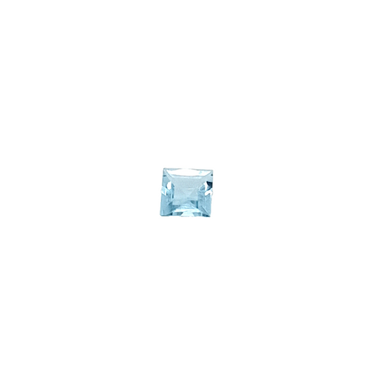 Aquamarin SQ FAC 4x4x3 mm 0.5 ct