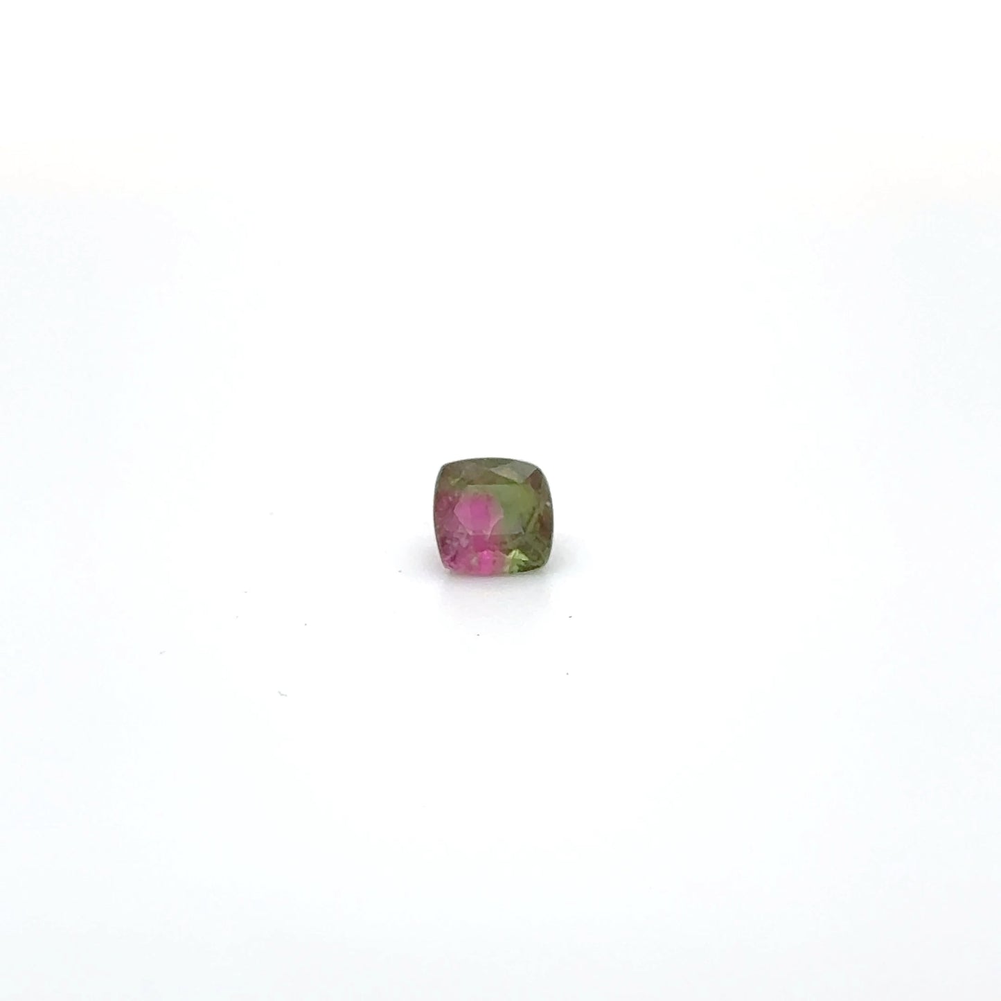 Turmalin Bicolor SQ FAC 5.3x5.2x4 mm 0.79 ct