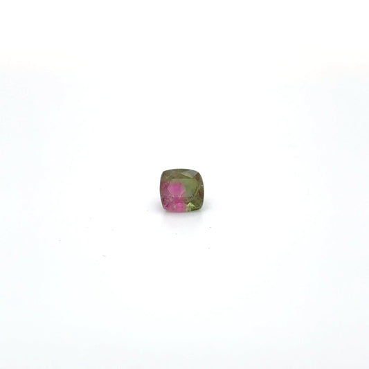 Turmalin Bicolor SQ FAC 5.3x5.2x4 mm 0.79 ct
