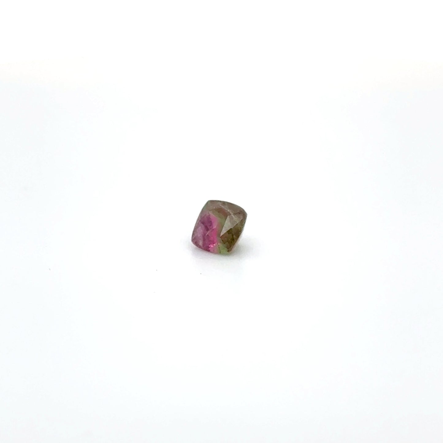 Turmalin Bicolor SQ FAC 5.3x5.2x4 mm 0.79 ct