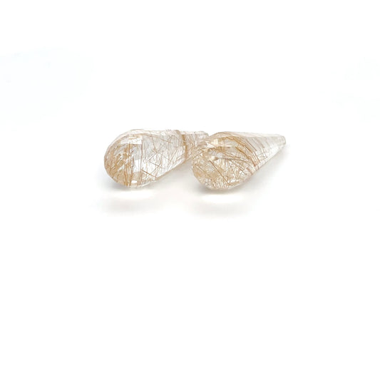 Rutilquarz 24.9x9.8x9.8 mm 27.71 ct