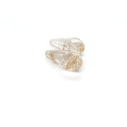 Rutilquarz 24.9x9.8x9.8 mm 27.71 ct