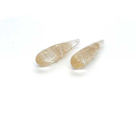 Rutilquarz 32.9x7.8x7.8 mm 25.69 ct