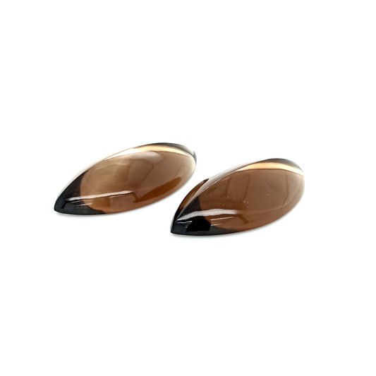 Rauchquarz NAV CAB 40x20x9.5 mm 87.2 ct