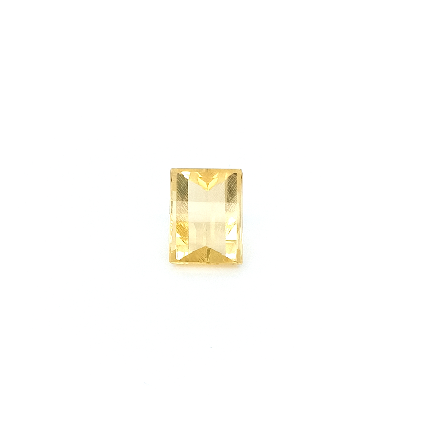 Citrin RECT FAC 13x10x6.7 mm 6.73 ct