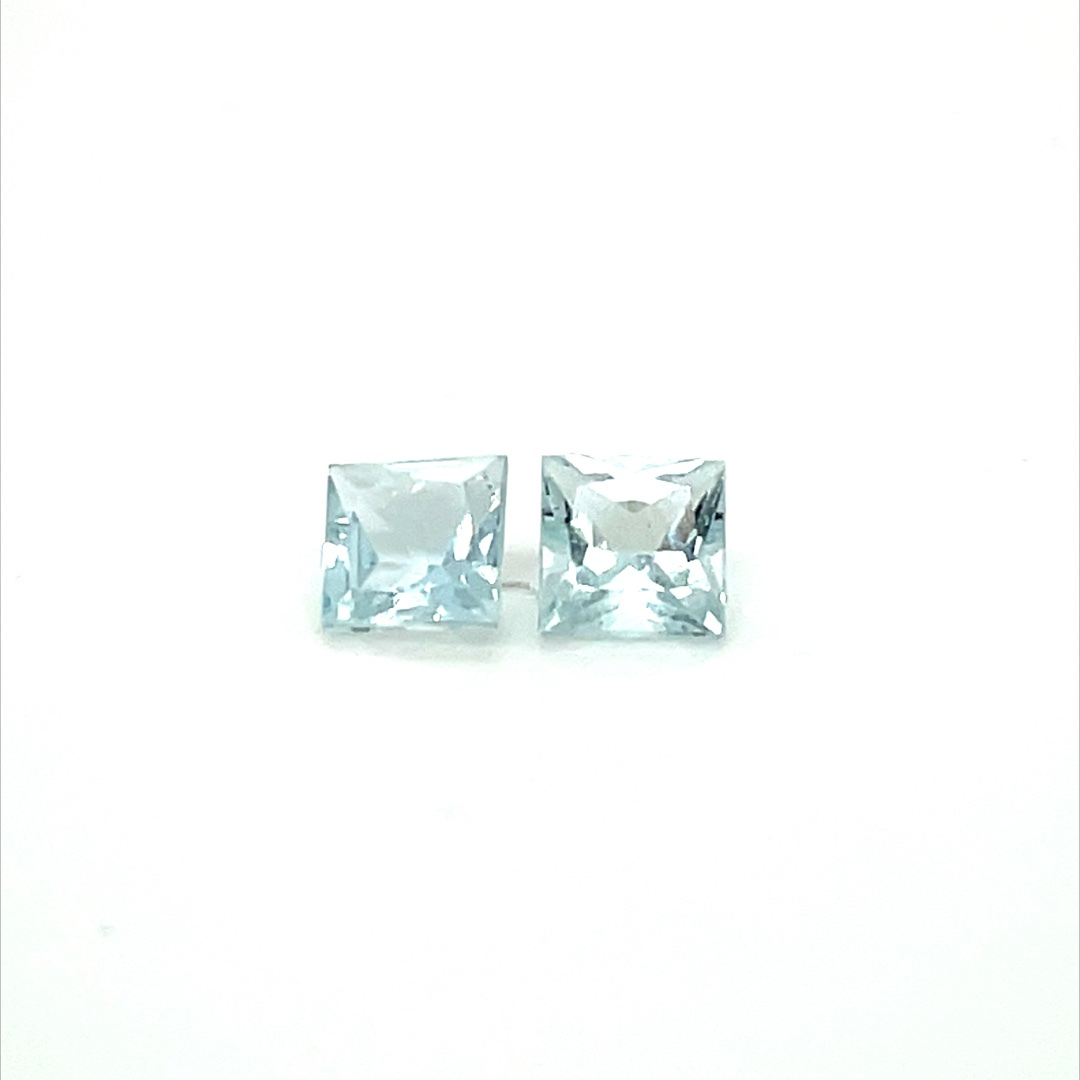 Aquamarin SQ FAC 6x6 mm 2.11 ct