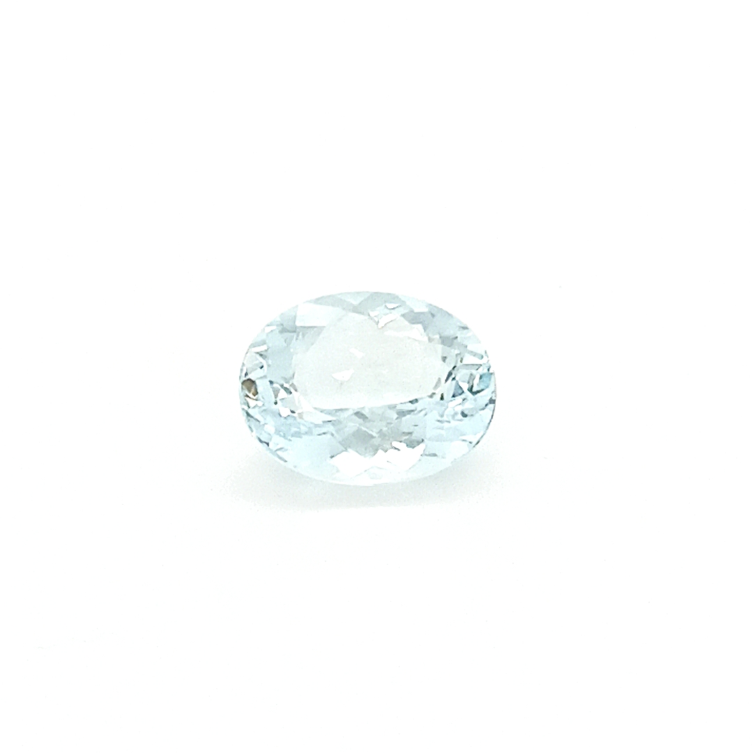 Aquamarin OV FAC 11x9x5.6 mm 5.62 ct