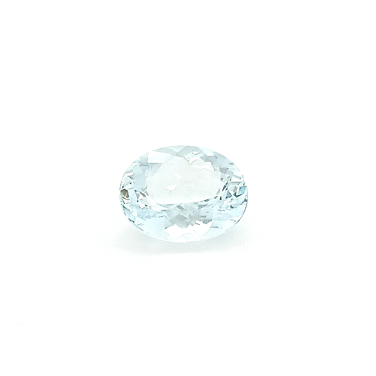 Aquamarin OV FAC 11x9x5.6 mm 5.62 ct