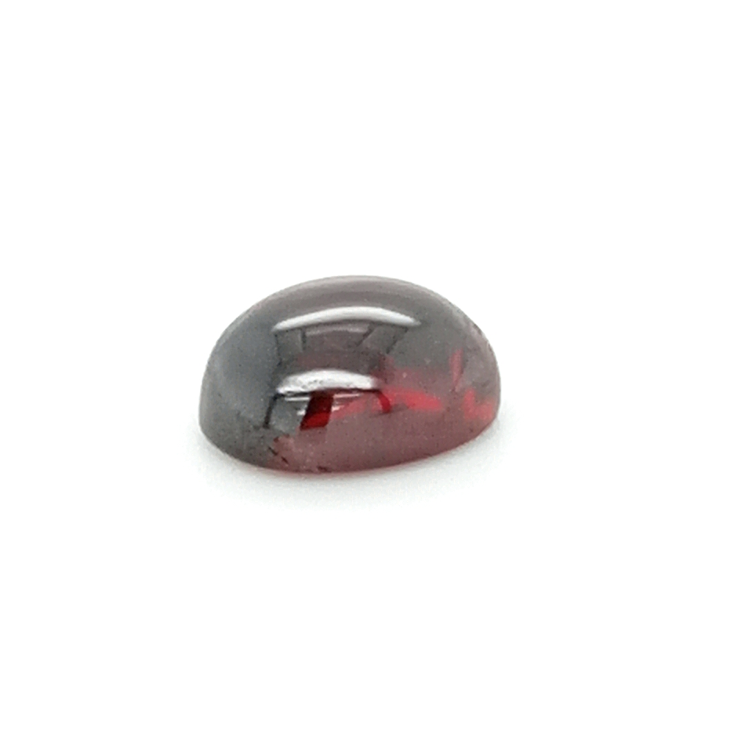 Granat Rhodolith OV CAB 9x7x4.5 mm 3.68 ct