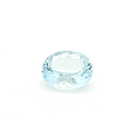Aquamarin OV FAC 12.06x10.06x5.78 mm 3.84 ct