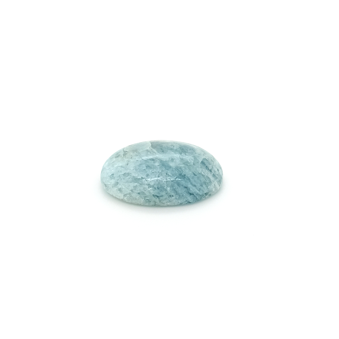 Aquamarin OV CAB 25x19x8 mm 29.86 ct