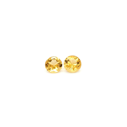 Citrin RD FAC 9x9 mm 4.17 ct