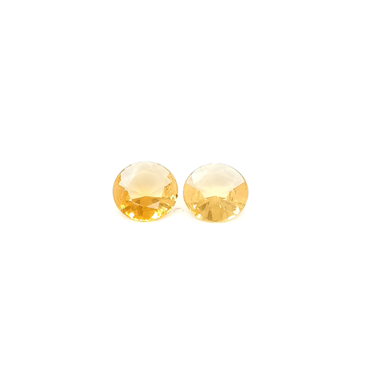 Citrin RD FAC 12x12 mm 7.7 ct