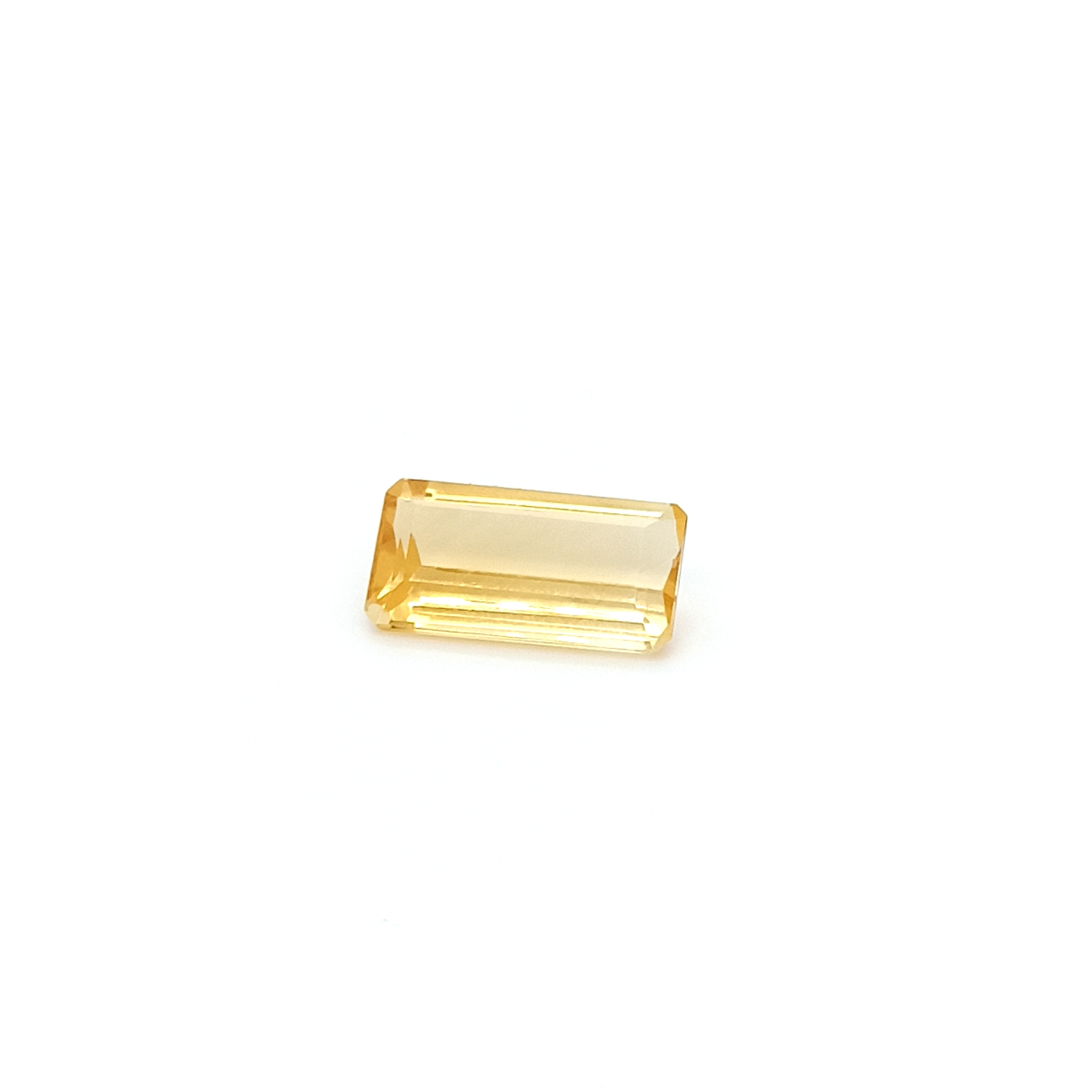 Citrin RECT FAC 16.7x8.8x5.2 mm 6.22 ct