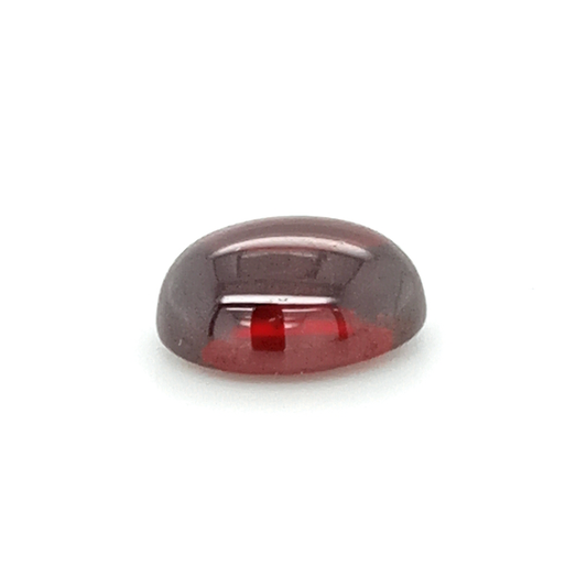 Granat Rhodolith OV CAB 10x7.5x4.5 mm 4.24 ct