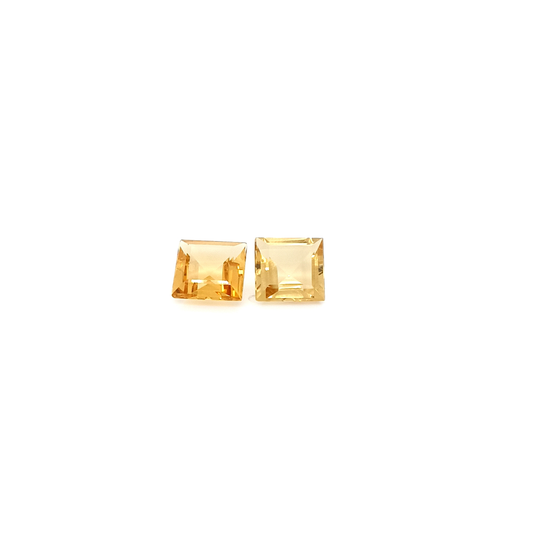 Citrin SQ FAC 10x10 mm 7.91 ct