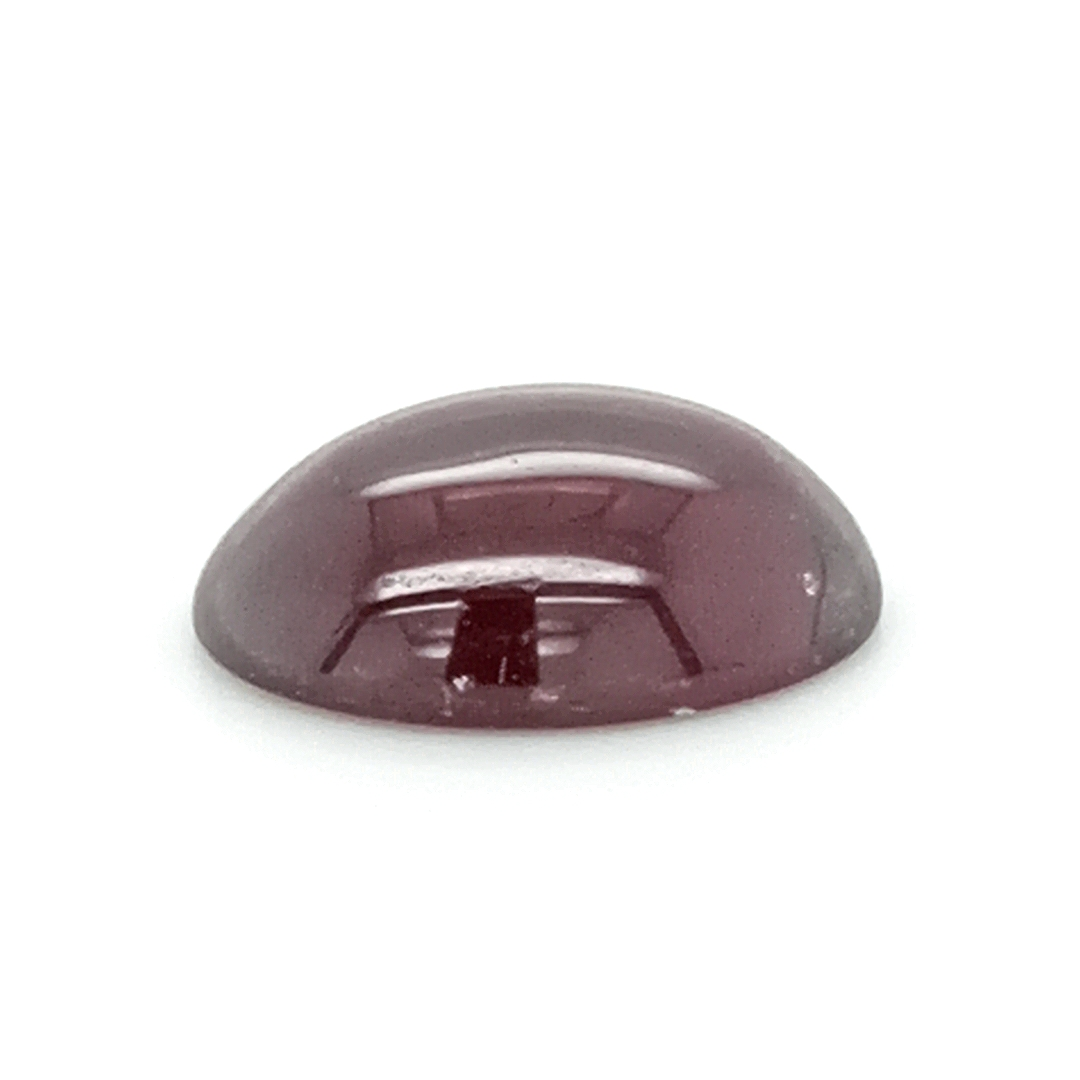Granat Rhodolith OV CAB 14x10x5 mm 7.41 ct