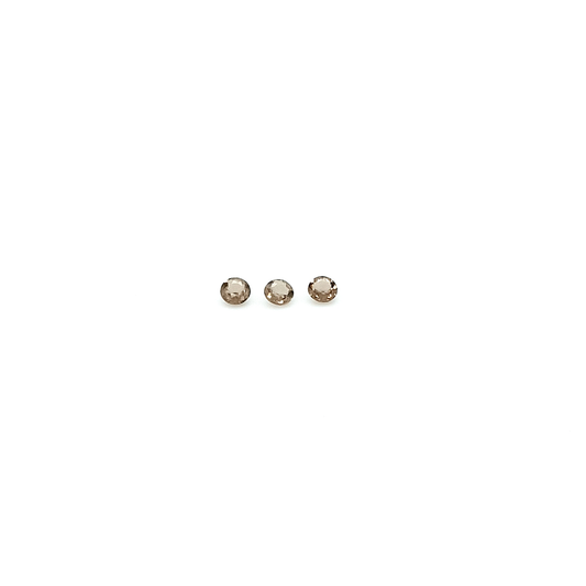 Rauchquarz RD FAC 3.1x3.1x1.7 mm 0.08 ct