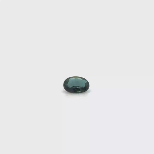 Indigolith 7x5x2.9 mm 0.77 ct