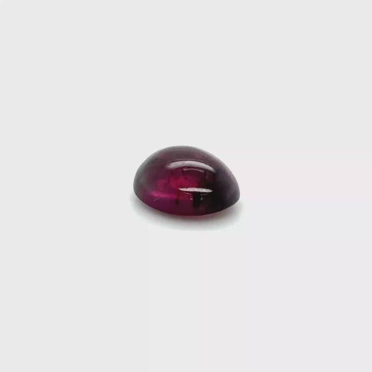 Granat Rhodolith 9x7.1x4.2 mm 3.04 ct