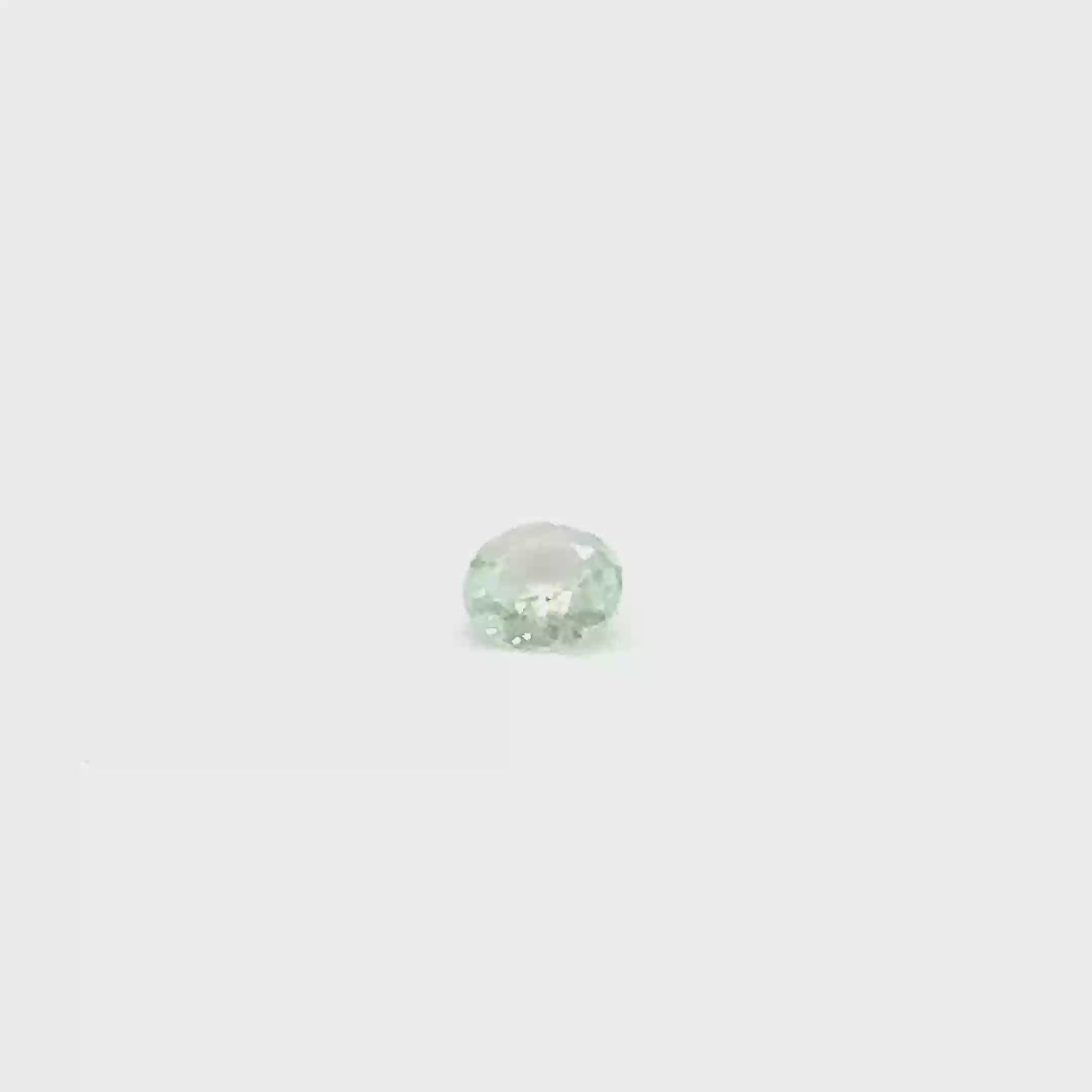 Verdelith 6x6x2.93 mm 0.67 ct