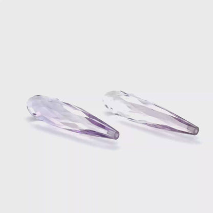 Amethyst 40.5x8.9x8.9 mm 44 ct