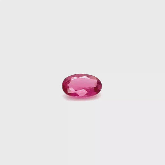 Rubellit 6.9x4.8x2.7 mm 0.59 ct
