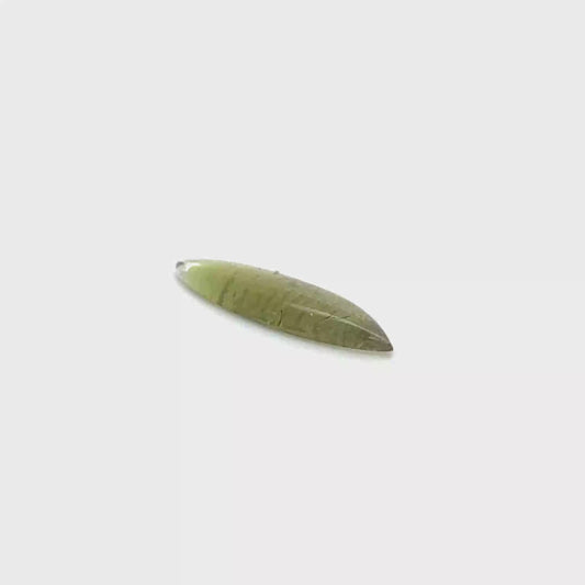 Verdelith 23.6x6x2.36 mm 2.74 ct