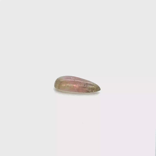 Turmalin Bicolor 15.7x8.3x4.3 mm 4.21 ct